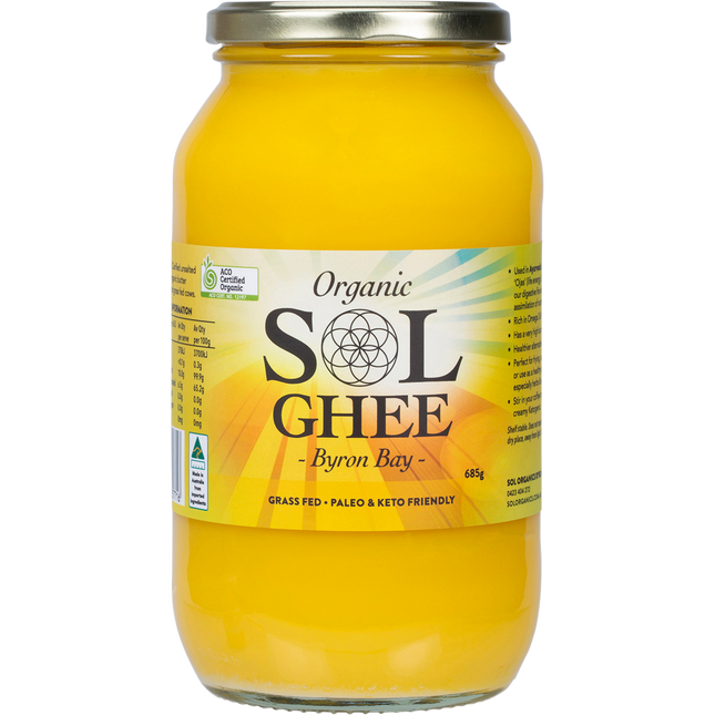 Sol Organics Organic Ghee 685g