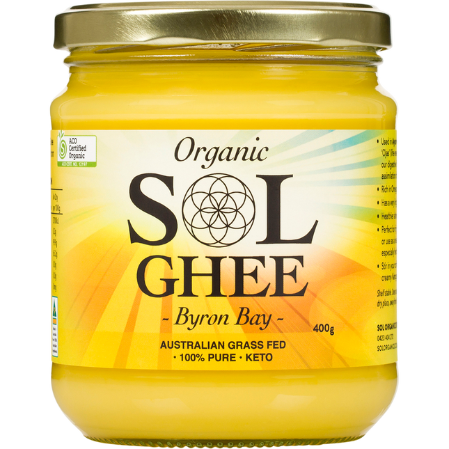 Sol Organics Organic Ghee 400g