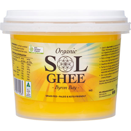 SOL ORGANICS - ORGANIC GHEE