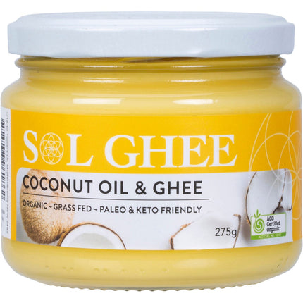 SOL ORGANICS Coconut Oil & Ghee 275g | Nuts & Seeds