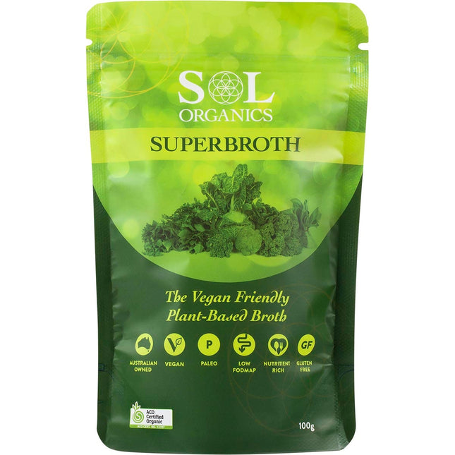 Sol Organics - Superbroth Vegan Friendly Broth - 100g