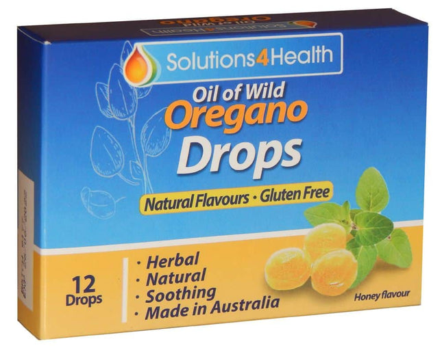 SOLUTIONS 4 HEALTH OIL OF WILD OREGANO LOZENGES 12PK