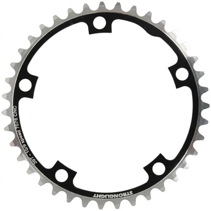 Stronglight Road Chainring 39T 130mm BCD 5-Bolt 9/10-Speed Black