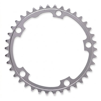 CHAINRING - ROAD "STRONGLIGHT", 42T, 5083 Silver - 130mm BCD, 5 Hole for 9/10 Spd