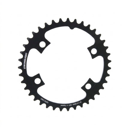CHAINRING - ROAD "STRONGLIGHT", 39T, 7075 CNC Black Shimano 5800 - 110mm BCD, 4B Hole for 11 Spd