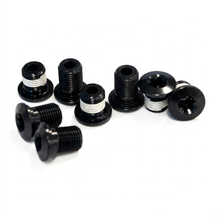 Chainring Bolt Kits, SHIMANO MTB SCREW FOR STRONGLIGHT RINGS COMP. XTR M980 2x10 (4 ARMS) STEEL SILVER