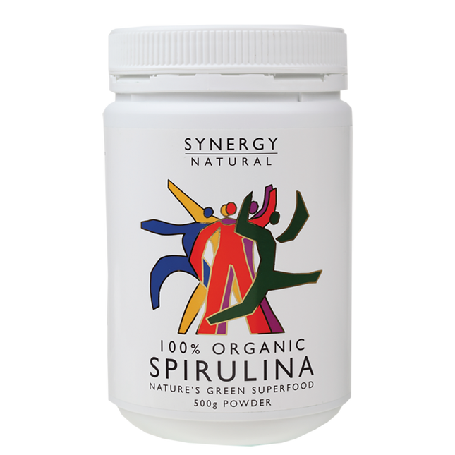 Synergy Natural Certified Organic Spirulina Powder 500g