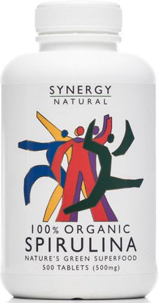 SYNERGY NATURAL SPIRULINA ORGANIC 500T