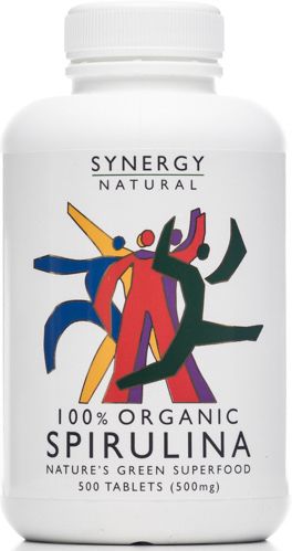 SYNERGY NATURAL SPIRULINA ORGANIC 500T