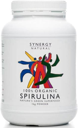 SYNERGY SPIRULINA POWDER 1KG ORGANIC