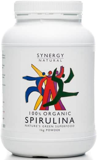 SYNERGY SPIRULINA POWDER 1KG ORGANIC