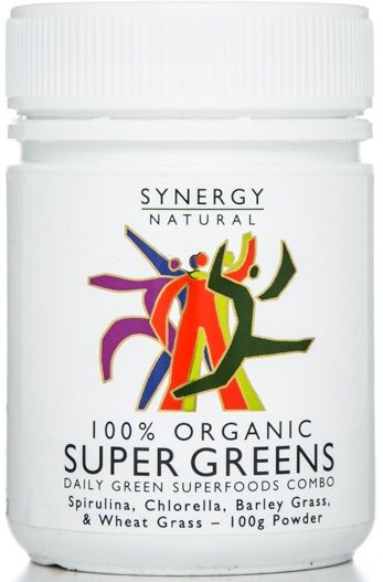 SYNERGY NATURAL SUPER GREENS ORGANIC 100G