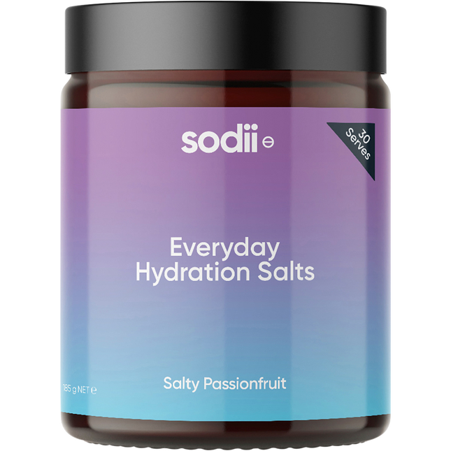 Sodii Everyday Hydration Salts Salty Passionfruit 185g