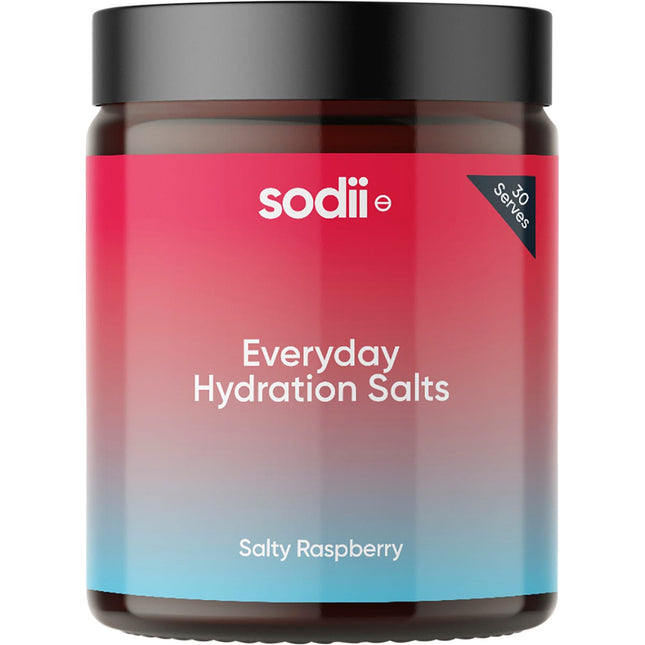 Sodii - Everyday Hydration Salts Salty Raspberry - 185g