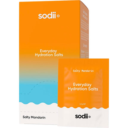 SODII Everyday Hydration Salts Salty Mandarin 30pk | Cooking Salt