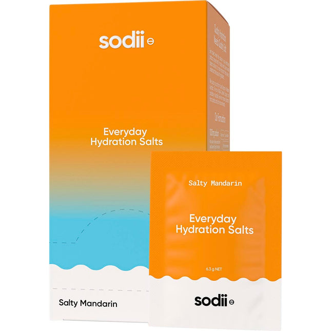 SODII Everyday Hydration Salts Salty Mandarin 30pk | Cooking Salt