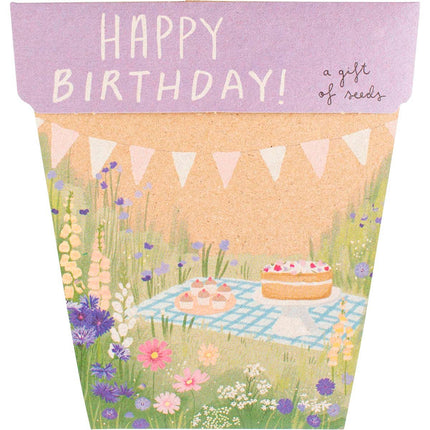 Sow 'n Sow - Gift of Seeds Happy Birthday Picnic