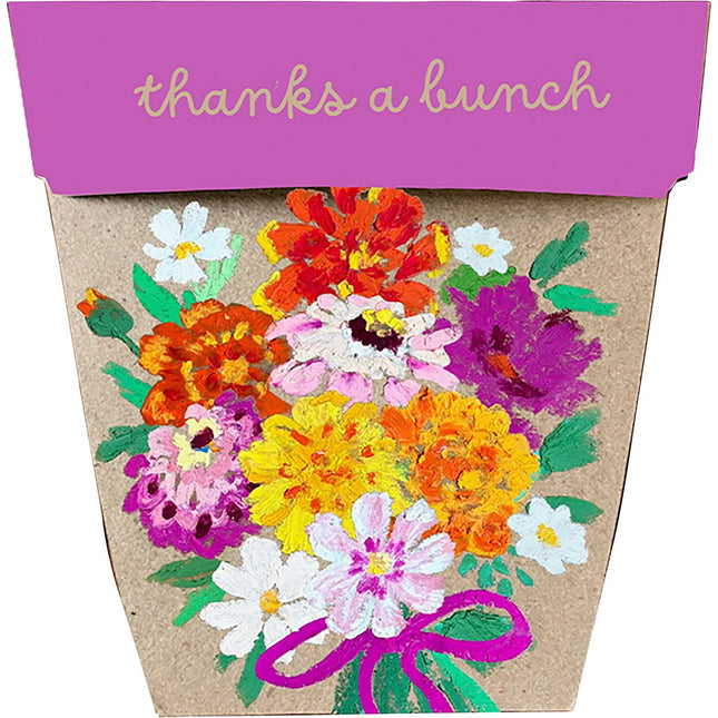 SOW N SOW Gift of Seeds Thanks a Bunch | Garden Gift