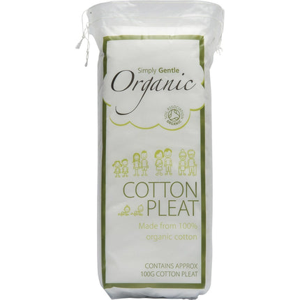 SIMPLY GENTLE ORGANIC Cotton Pleat 100g | Personal Care Product