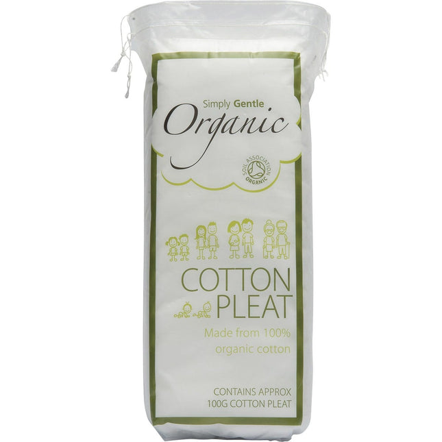 SIMPLY GENTLE ORGANIC Cotton Pleat 100g | Personal Care Product