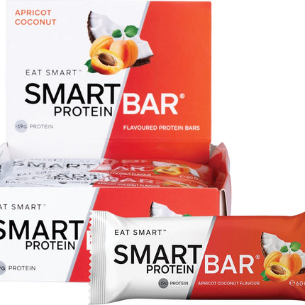 SMART PROTEIN BAR Apricot Coconut Flavour Protein Bar 12x60g