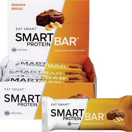 SMART PROTEIN BAR Banana Bread Flavour Protein Bar 12x60g