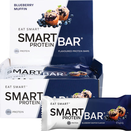 SMART PROTEIN BAR Blueberry Muffin Flavour Protein Bar 12x60g