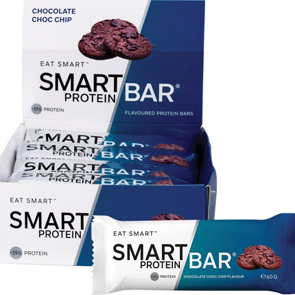 SMART PROTEIN BAR Chocolate Choc Chip Flavour Protein Bar 12x60g