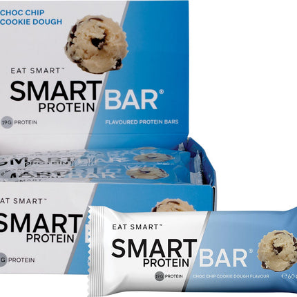Smart Protein Bar - Choc Chip Cookie Dough Flavour Protein Bar - 12x60g