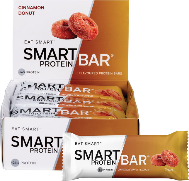 SMART PROTEIN BAR Cinnamon Donut Flavour Protein Bar 12x60g