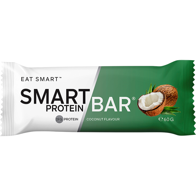 Smart Protein Bar Coconut Flavour Protein Bar 12 x 60g