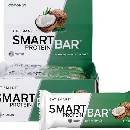 SMART PROTEIN BAR Coconut Flavour Protein Bar 12x60g