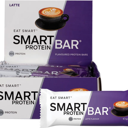 SMART PROTEIN BAR Latte Flavour Protein Bar 12x60g