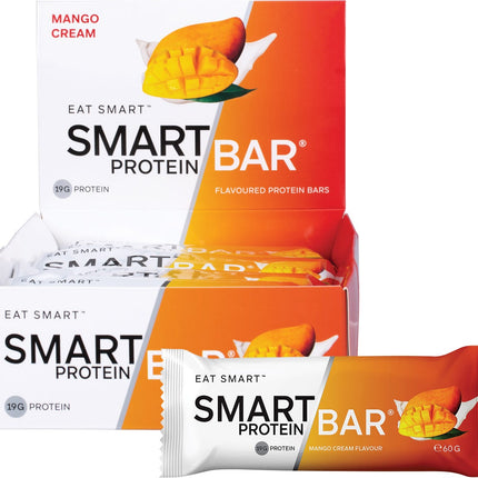 SMART PROTEIN BAR Mango Cream Flavour Protein Bar 12x60g