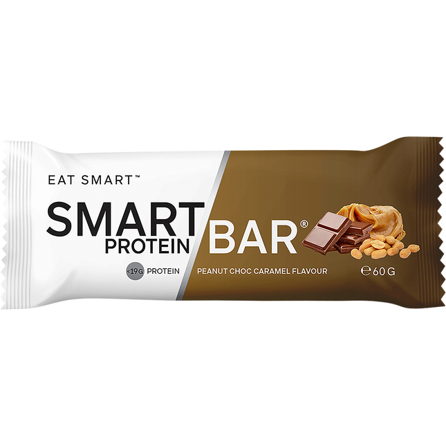 Smart Protein Bar Peanut Choc Caramel Flavour Protein Bar 12 x 60g