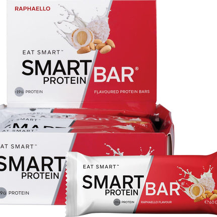 SMART PROTEIN BAR Raphaello Flavour Protein Bar 12x60g