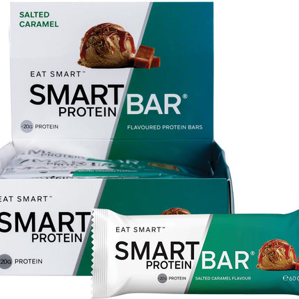 Smart Protein Bar - Salted Caramel Flavour Protein Bar - 12x60g