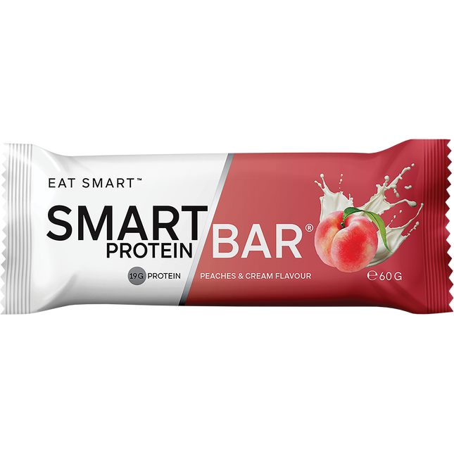 Smart Protein Bar Peaches & Cream Protein Bar 12 x 60g