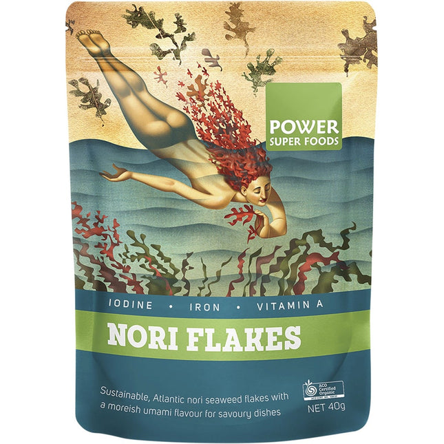 Power Super Foods - Nori Flakes Certified Organic  - 40g