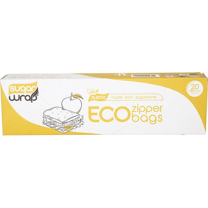 SugarWrap - Eco Zipper Bags Made from Sugarcane Large