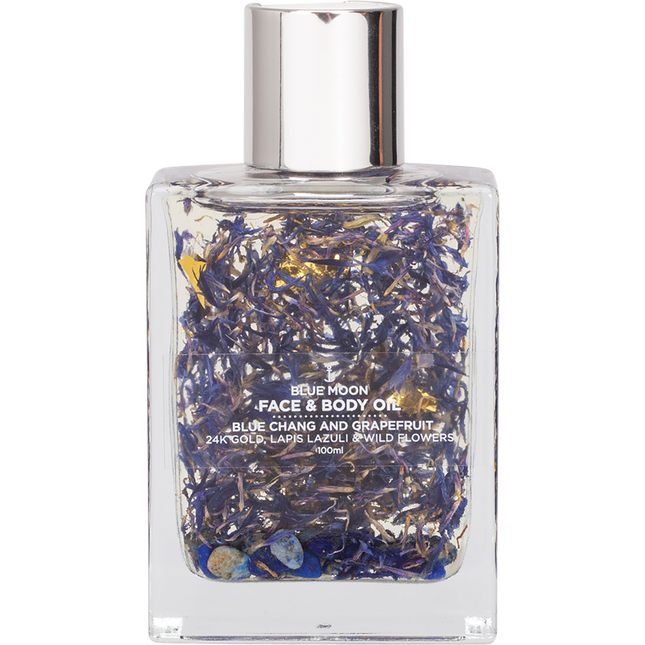 Summer Salt Body Face & Body Oil 24K Gold Blue Moon Lapis Lazuli 100ml