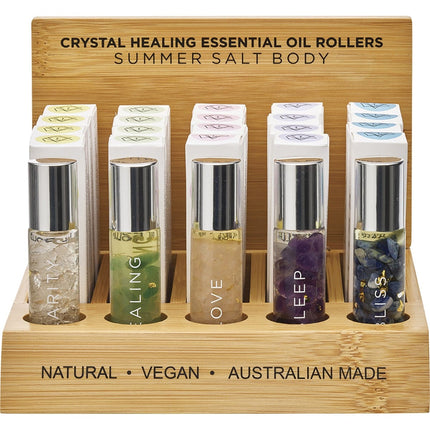 SUMMER SALT BODY Small Display Inc 4 Each SUM11,13,14,15,16 + Testers 20x10ml | Oral Care