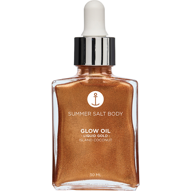 Summer Salt Body Glow Oil Liquid Gold Island Coconut 30ml