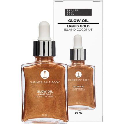 SUMMER SALT BODY Glow Oil Liquid Gold Island Coconut 30ml | Body Oil