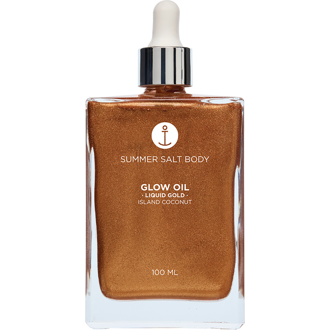 Summer Salt Body Glow Oil Liquid Gold Island Coconut 100ml