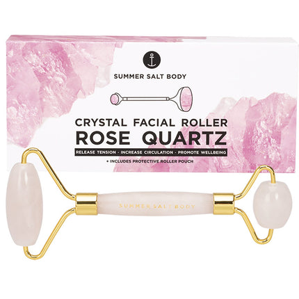 SUMMER SALT BODY Crystal Facial Roller Rose Quartz | Personal Care