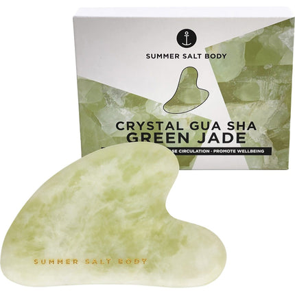 SUMMER SALT BODY Crystal Gua Sha Green Jade | Personal Care