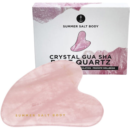 SUMMER SALT BODY - CRYSTAL GUA SHA ROSE QUARTZ