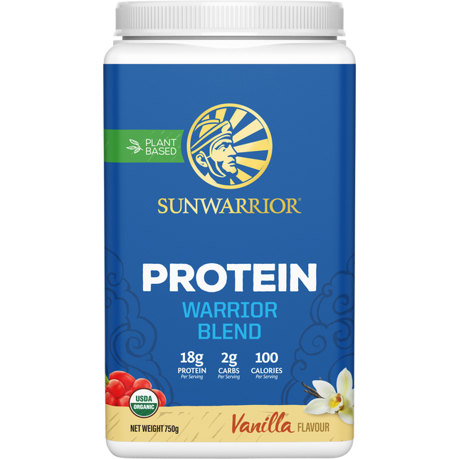 Sunwarrior Warrior Blend Vanilla Protein Powder 750g