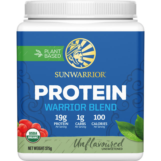 Sunwarrior Warrior Blend Unflavoured Protein Powder 375g